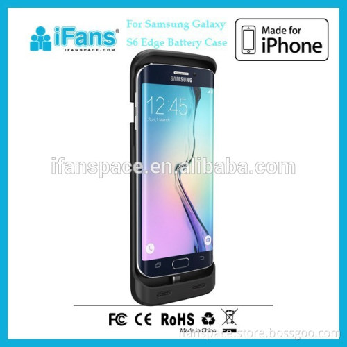 Phone Accessories Ultra Thin Design Battery Case for Samsung Galaxy S6 Edge,For S6 Edge Battery Case,For S6 Edge Battery Cover